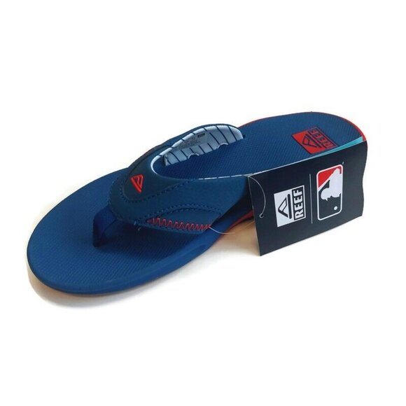 REEF Fanning X MLB Chicago Cubs Bottle Opener Sandals Mens Size 11 Womens 13 - Picture 4 of 12